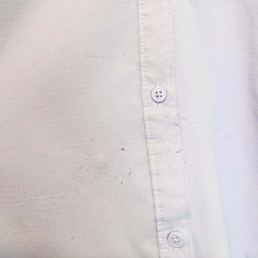 Columbia Purple Lilac Omni Shade Sun Protection Hiking Button Up Shirt Medium - Picture 5 of 9